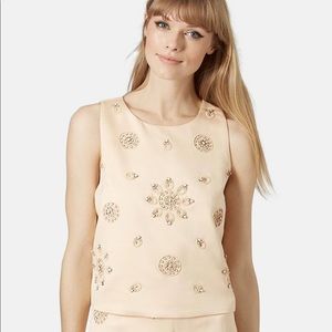 TOPSHOP
Embellished Shell Top